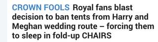 Illustration for article titled ATTENTION: Please Do NOT Bring Your TENT to the ROYAL WEDDING